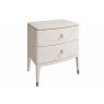Diana 2 Drawer Bedside Table - Stone