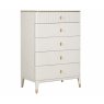Diana 5 Drawer Tall Chest - Stone