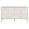 Diana 7 Drawer Dresser - Stone