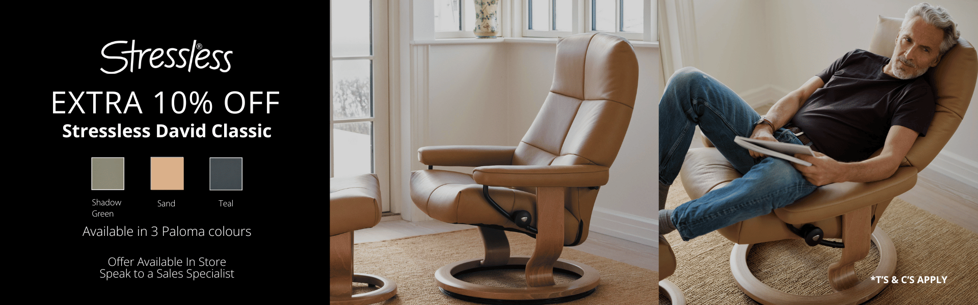 Stressless Black Friday David Classic