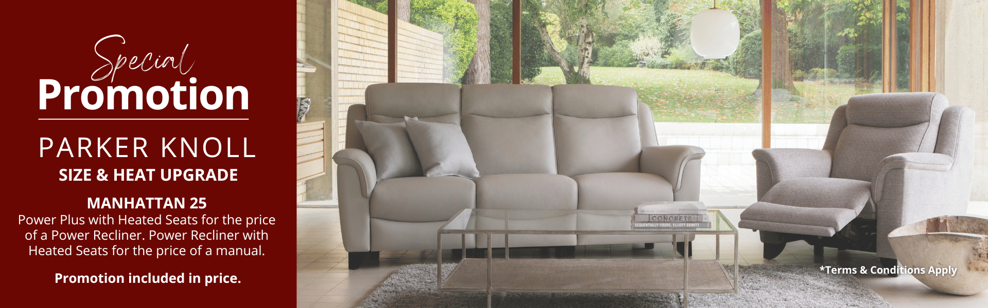 Parker Knoll Manhattan 25 Winter Promotion