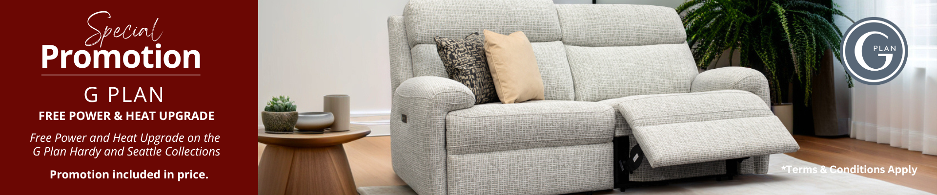 G Plan Hardy Collections Banner