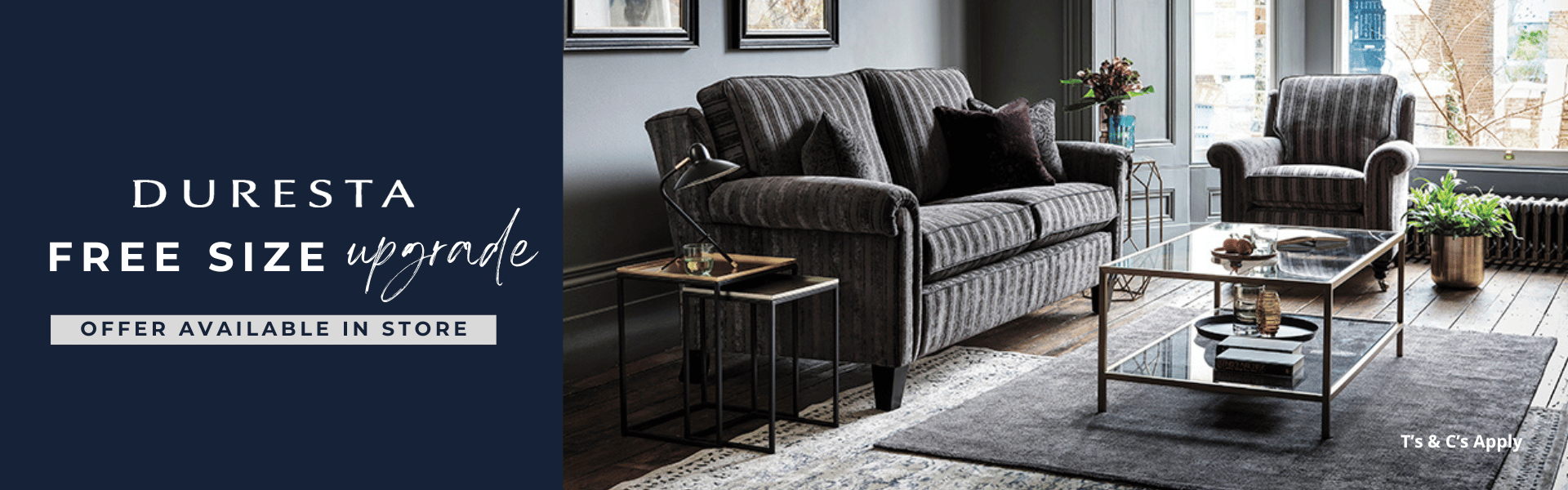 Duresta Free Size Upgrade Southsea Promotion