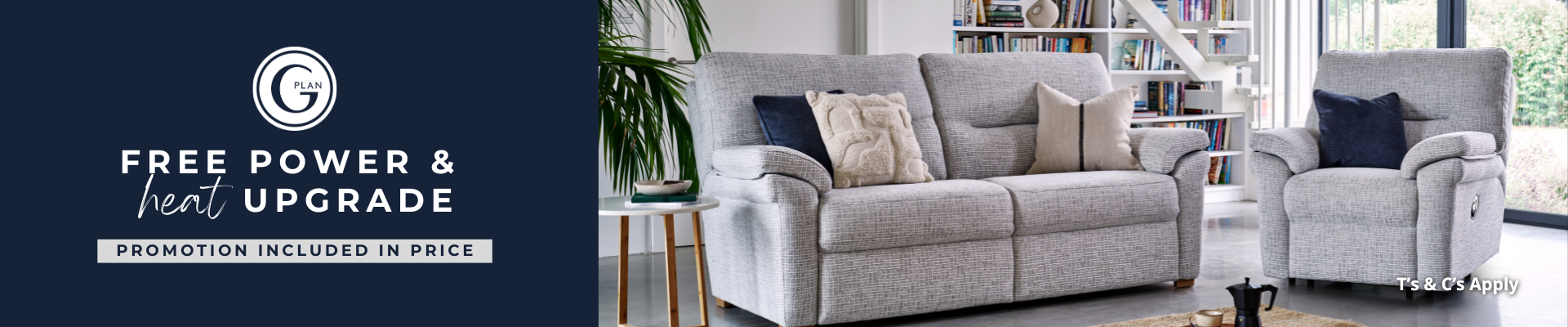 G Plan Free Heat and Power Upgrade Seattle Collections Banner