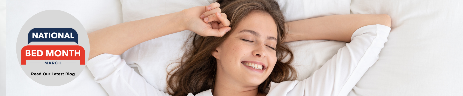 National Bed Month 2026 Banner
