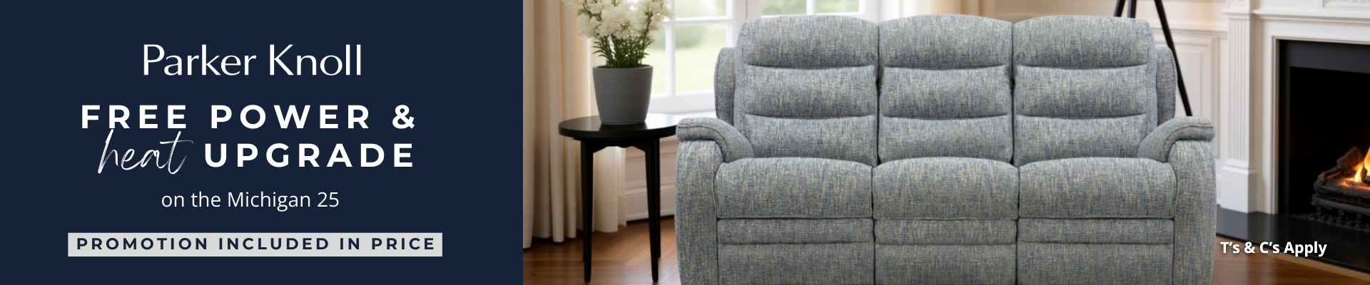 Parker Knoll Michigan 25 Promotion Collections Banner