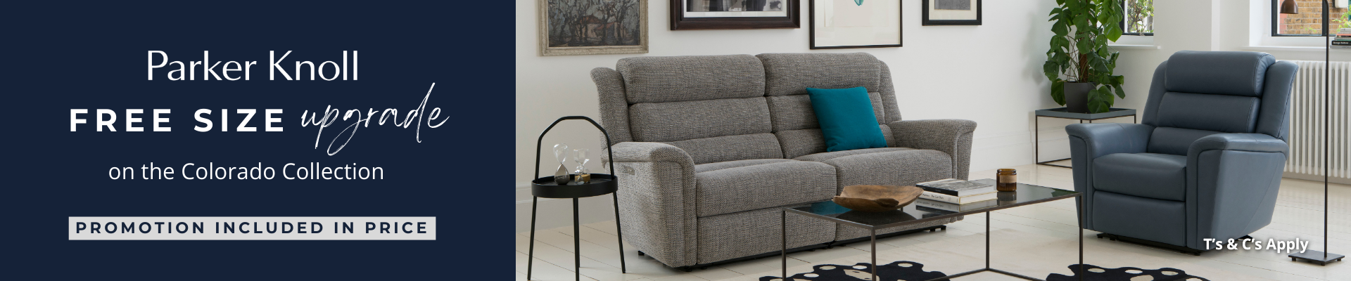 Parker Knoll Colorado Promotion Collections Banner