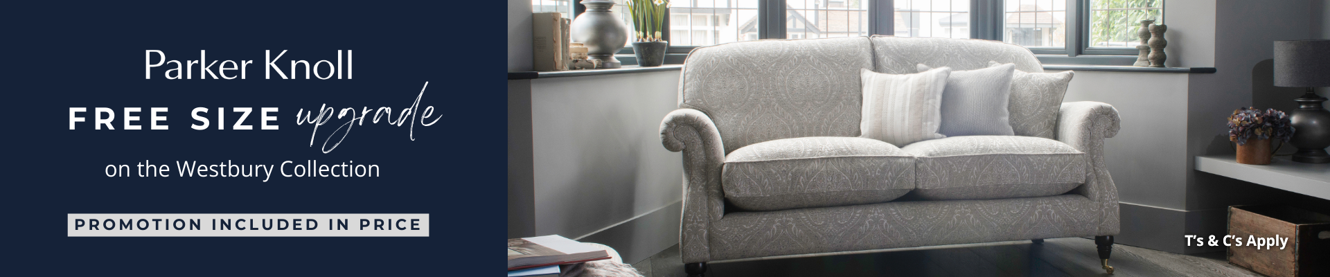 Parker Knoll Westbury Promotion Collection Banner