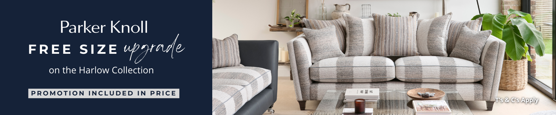 Parker Knoll Harlow Promotion Collections Banner