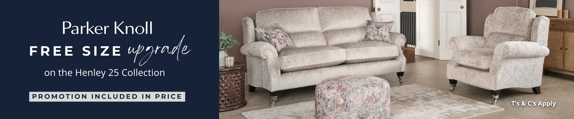 Parker Knoll Henley Promotion Collections Banner