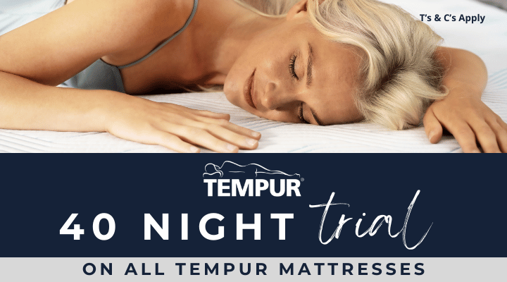 Tempur 40 Night Trial Product Banner