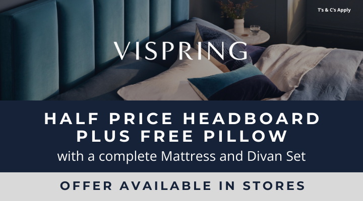 Vispring Half Price Headboard Banner