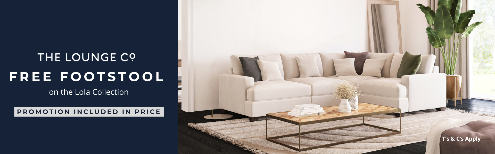 The Lounge Co Free Footstool Lola Landing Page