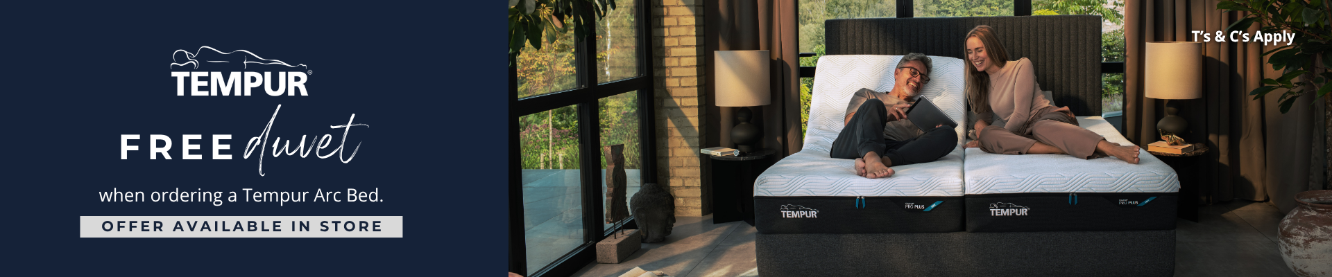 Tempur Free Duvet Collection Banner
