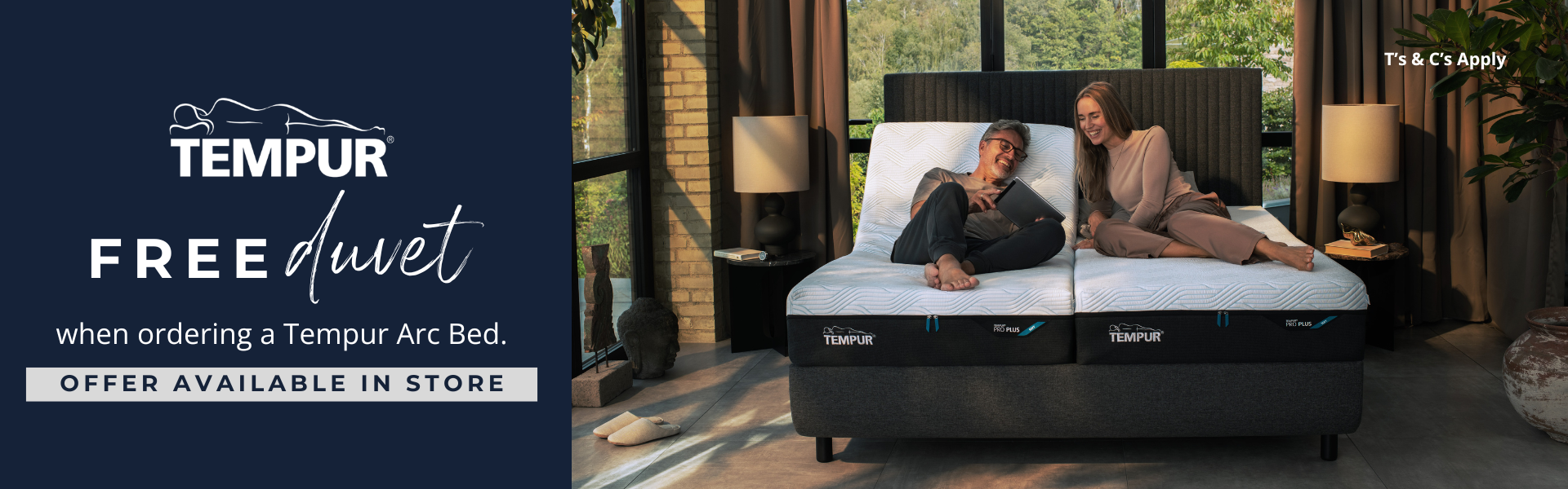 Tempur Free Duvet Landing Page