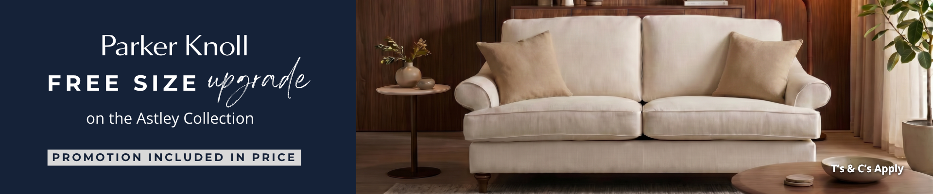 Parker Knoll Astley Free Size Upgrade Collection Banner