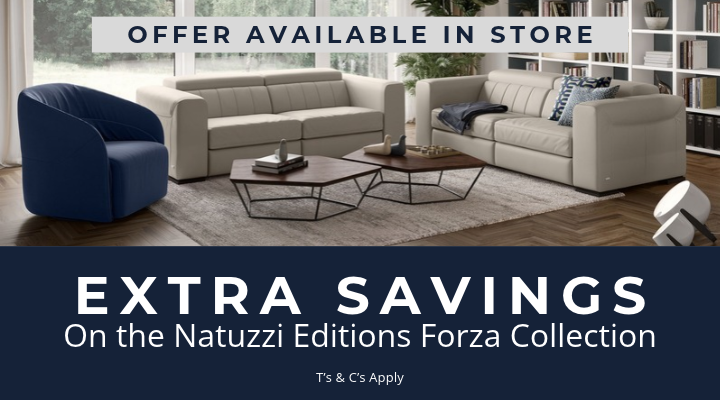 Natuzzi Editions Forza Product Banner