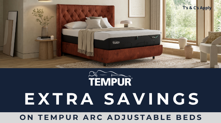 Tempur Extra Savings on Adjustable Beds Product Banner