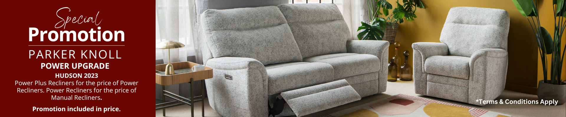 Parker Knoll Power Upgrade Collections Banner