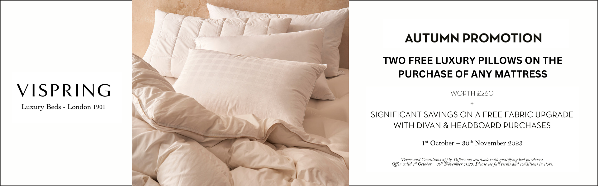 Vispring Autumn Promotion