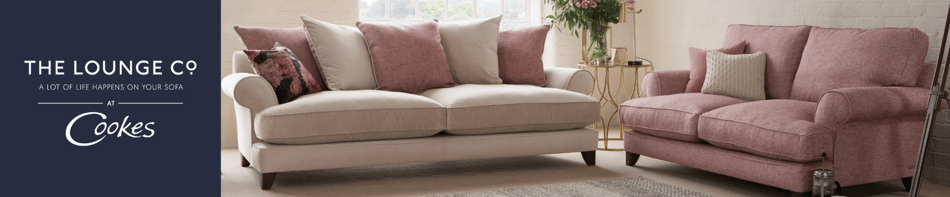 The Lounge Co Sofas Collections Banner