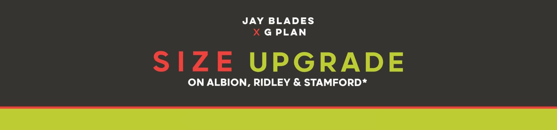 Jay Blades Size Upgrade Collections Banner