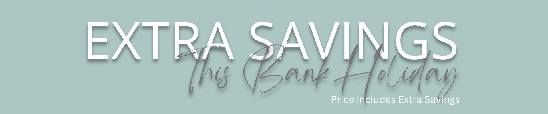 Spring Extra Savings Collections Banner