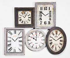 Vintage multi wall clock